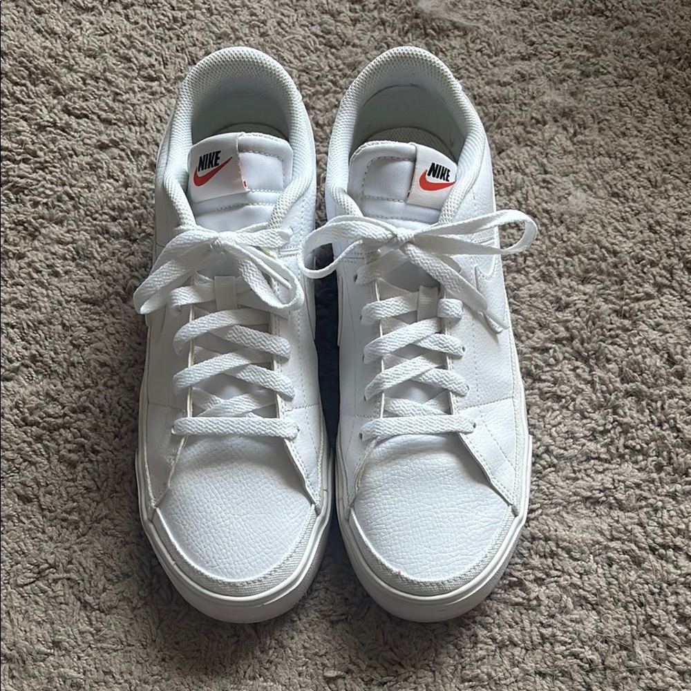 Nike White Low-Top Sneakers